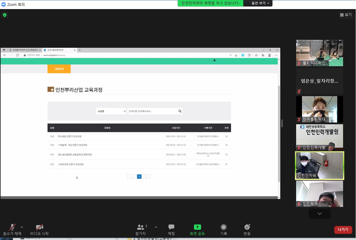 2022년도 인천고용안정 실무자협의회 제3차 회의의 4번째 이미지